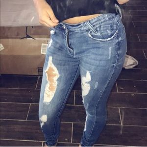 Fashion Nova high rise skinny jeans